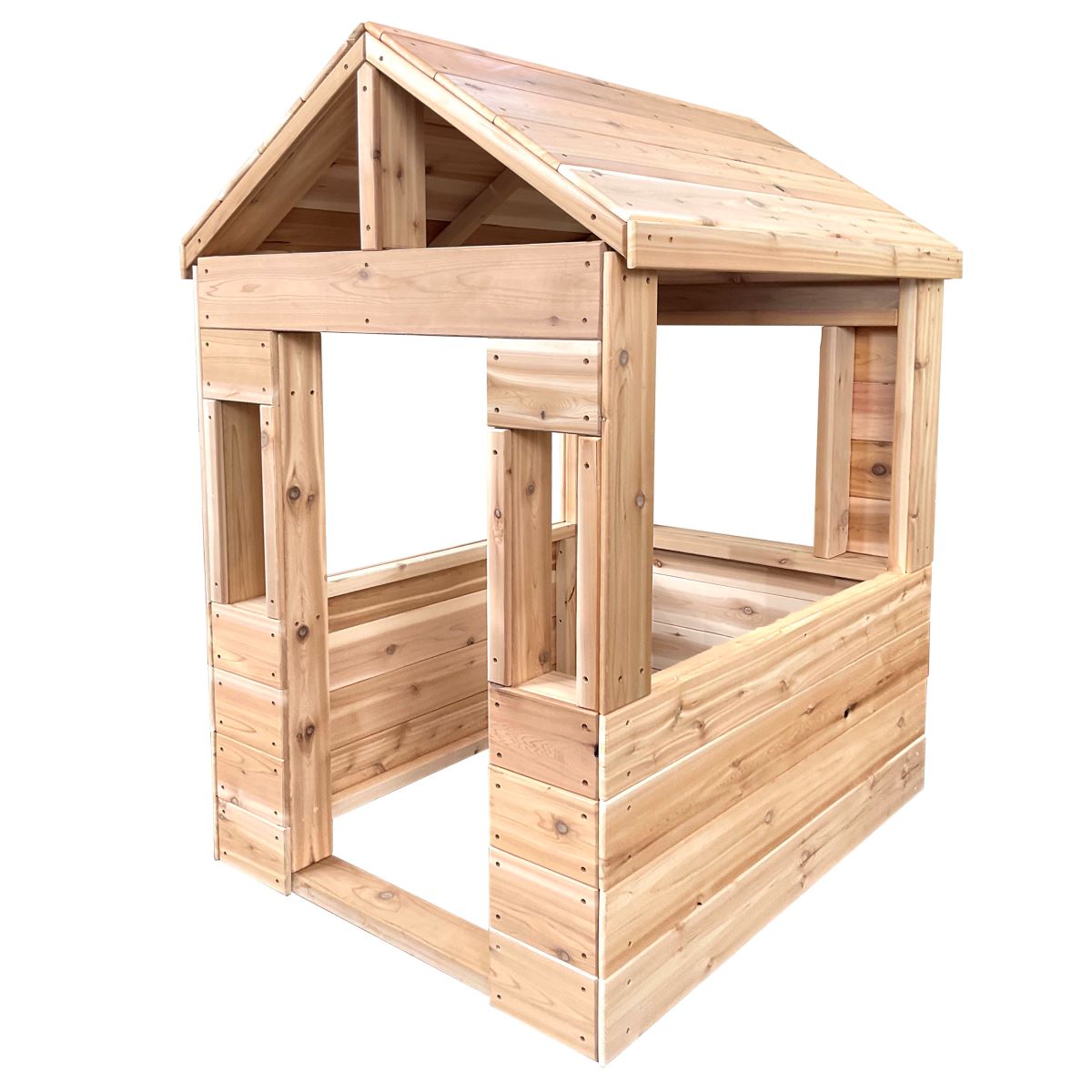Outdoor Cedar Playhouse - Just Playing (Made in Canada)