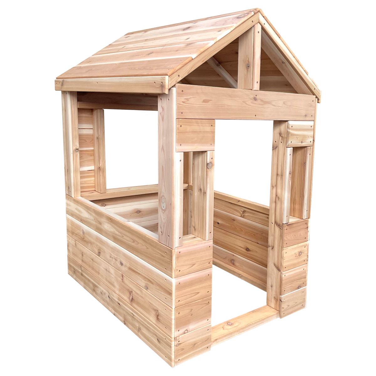 Outdoor Cedar Playhouse - Just Playing (Made in Canada)