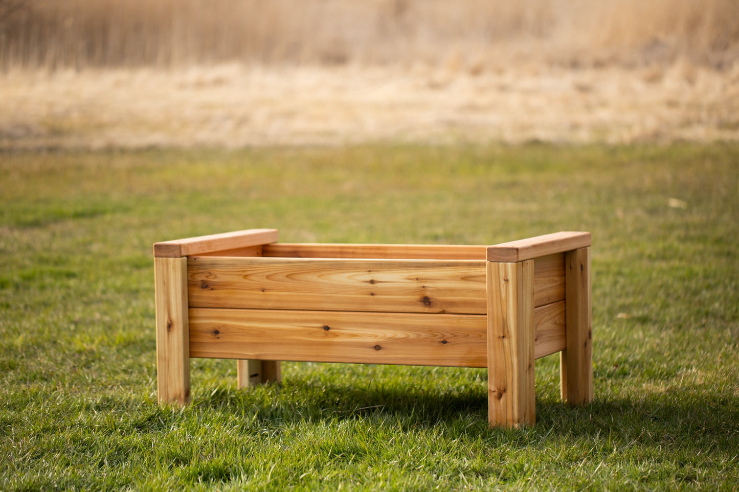 Raised Cedar Garden Bed