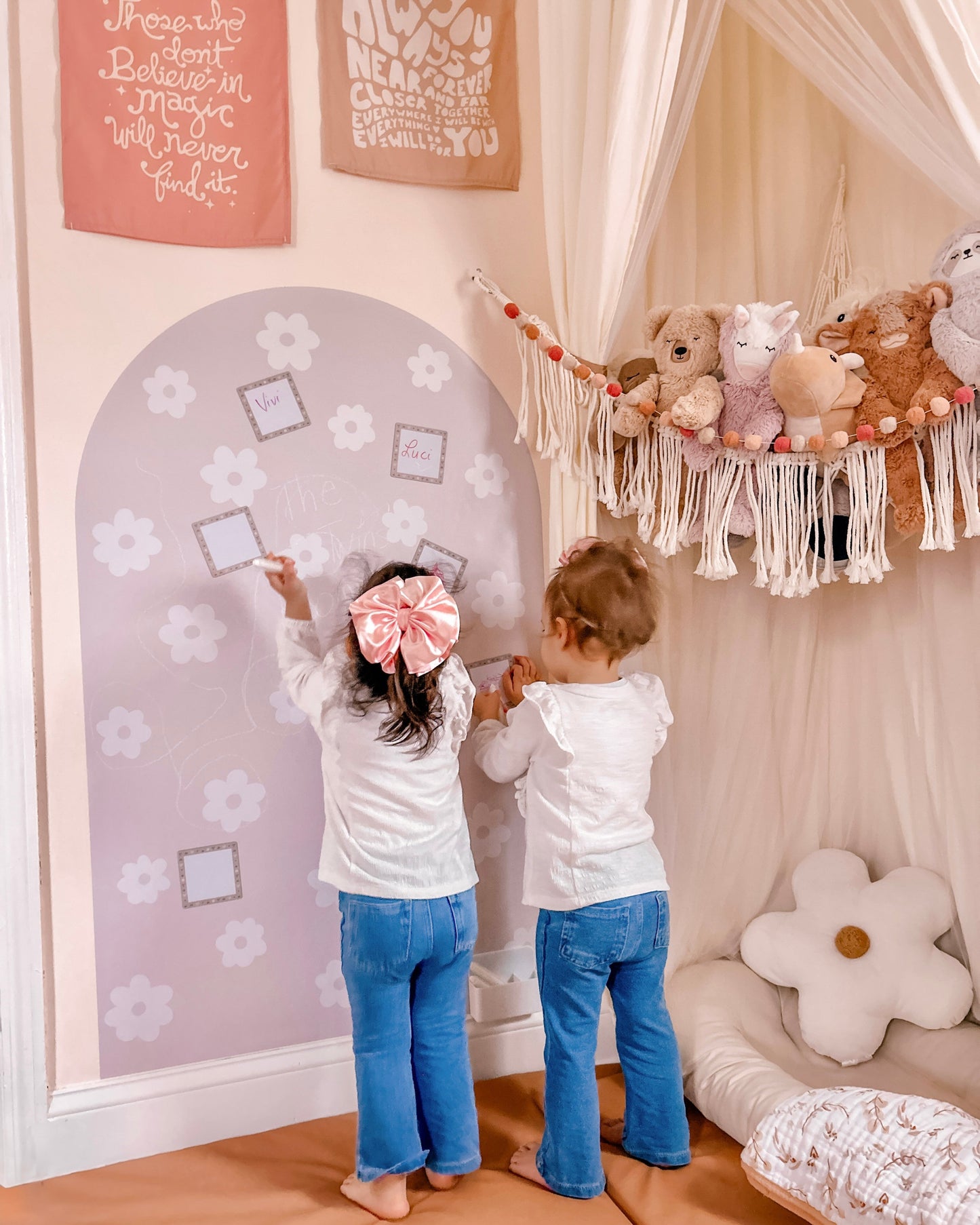 MEGA Magic Playwall - Arch Magnetic Wall Decal for Kids