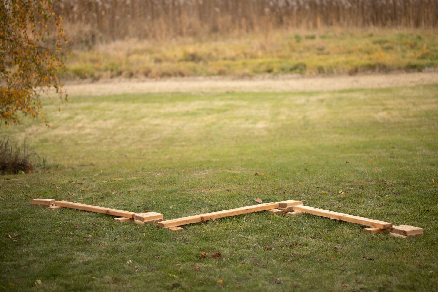 Outdoor Balance Beams and Stepping Stones