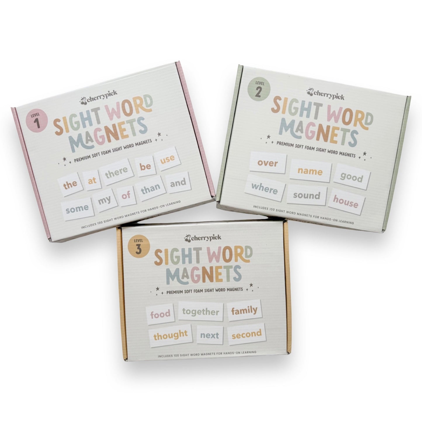 Sight Word Magnets for Early Reading & Literacy