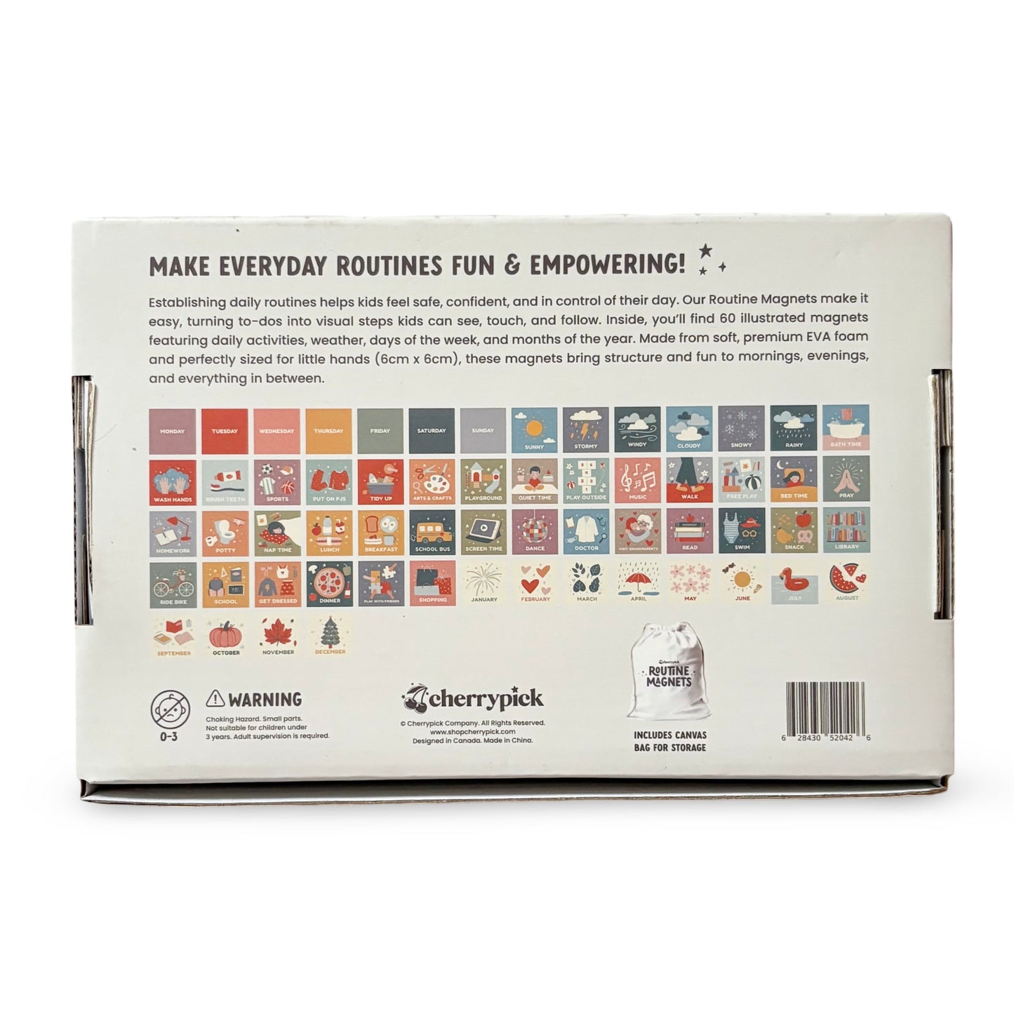 Routine Magnets - Soft Foam Magnetic Set