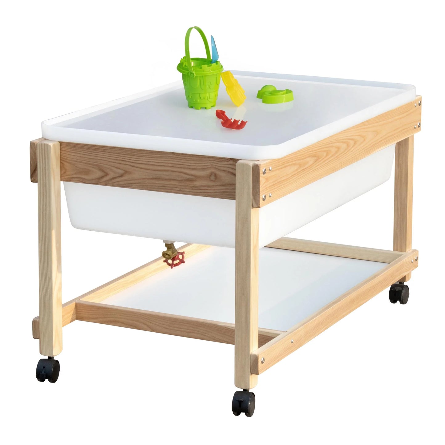 Water & Sand Tables with Hardwood Frames - 3 Versions - Made in Canada