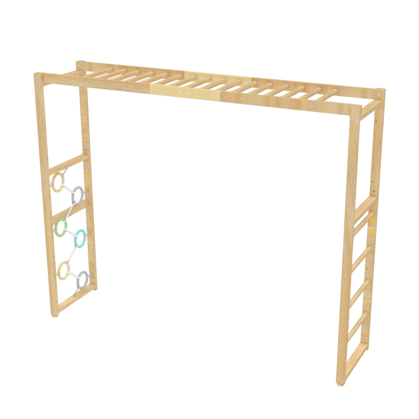 Monkey Bar Attachment – For Walnut Swedish Ladder by Avenlur