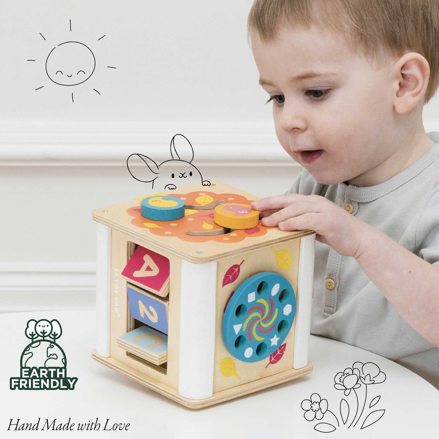 Petit Activity Wooden Cube - Le Toy Van