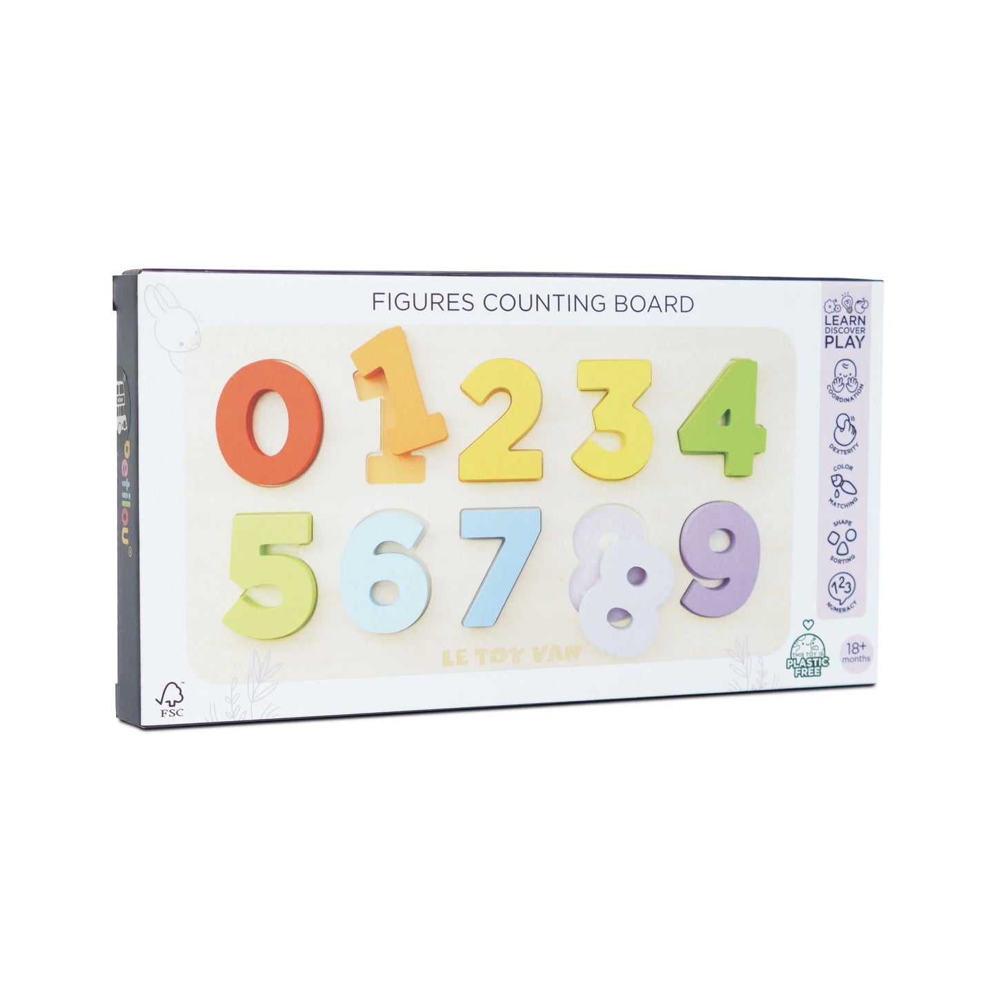 Counting Wooden Numbers Shape Sorter - Le Toy Van
