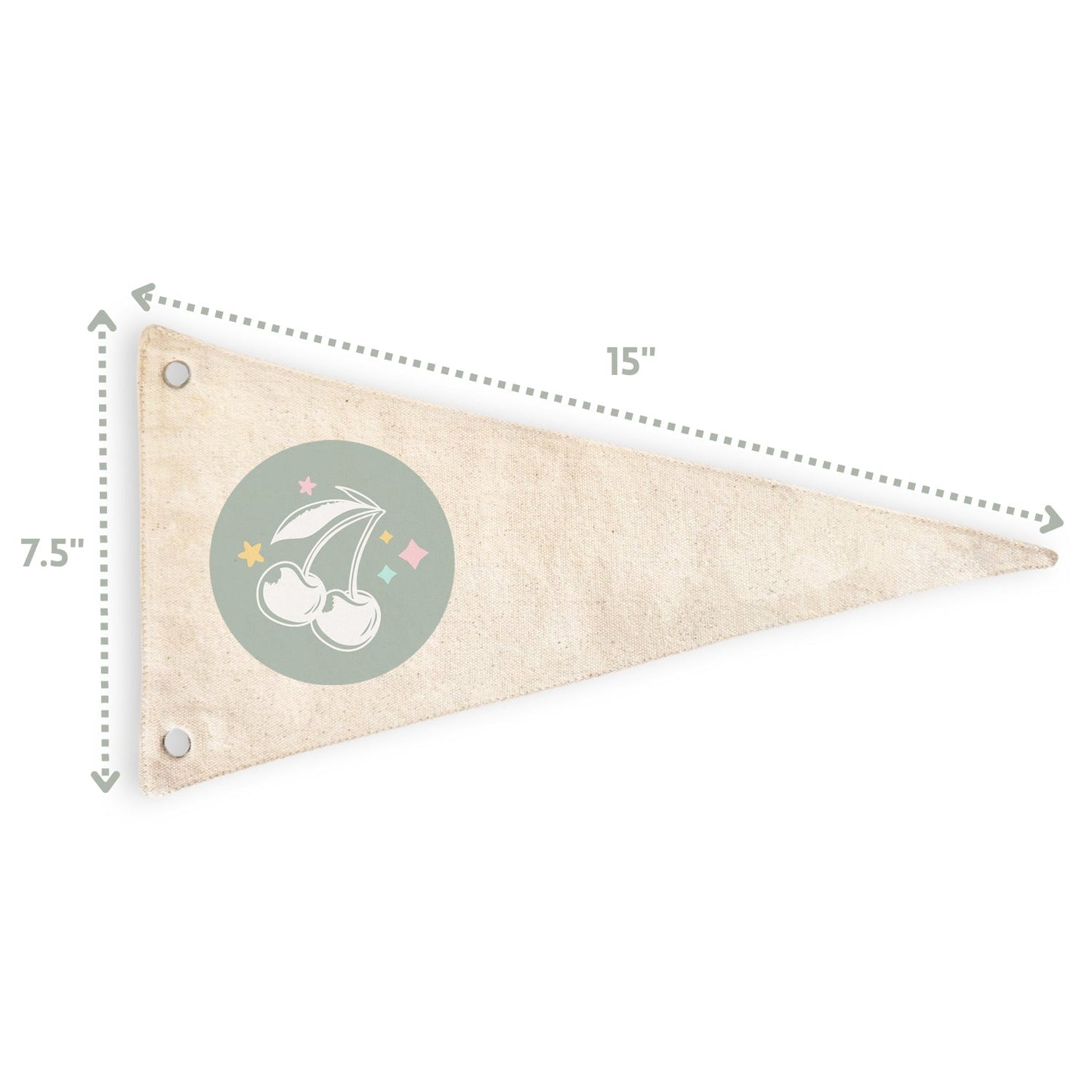 Fearless Canvas Pennant Flag