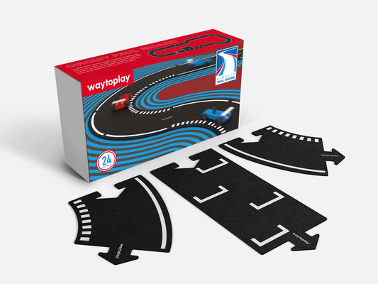 Waytoplay Flexible Roads - Circuit Paul Ricard Race Track (24 pieces)