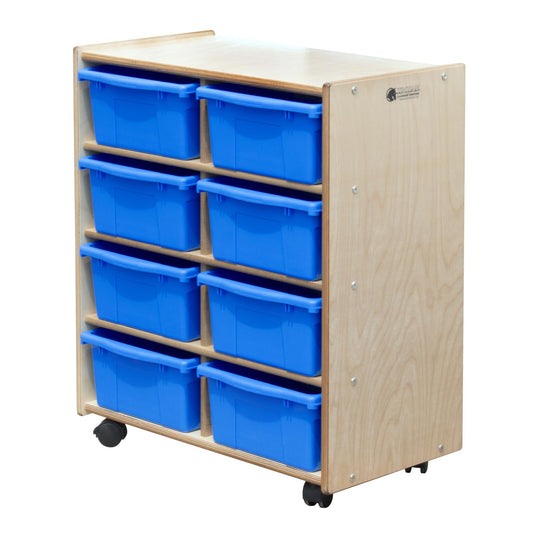 8 Large Bin Cubby Storage Unit (S382-08) - Made in Canada