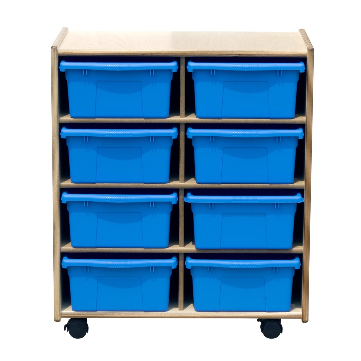 8 Large Bin Cubby Storage Unit (S382-08) - Made in Canada