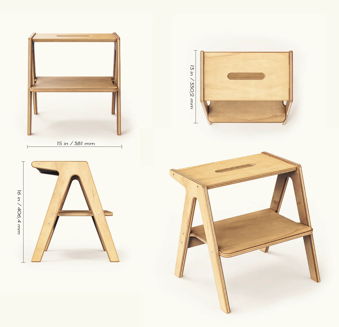 Two Step | Wooden Step Stools For Kids (Made in Canada) (Copy)