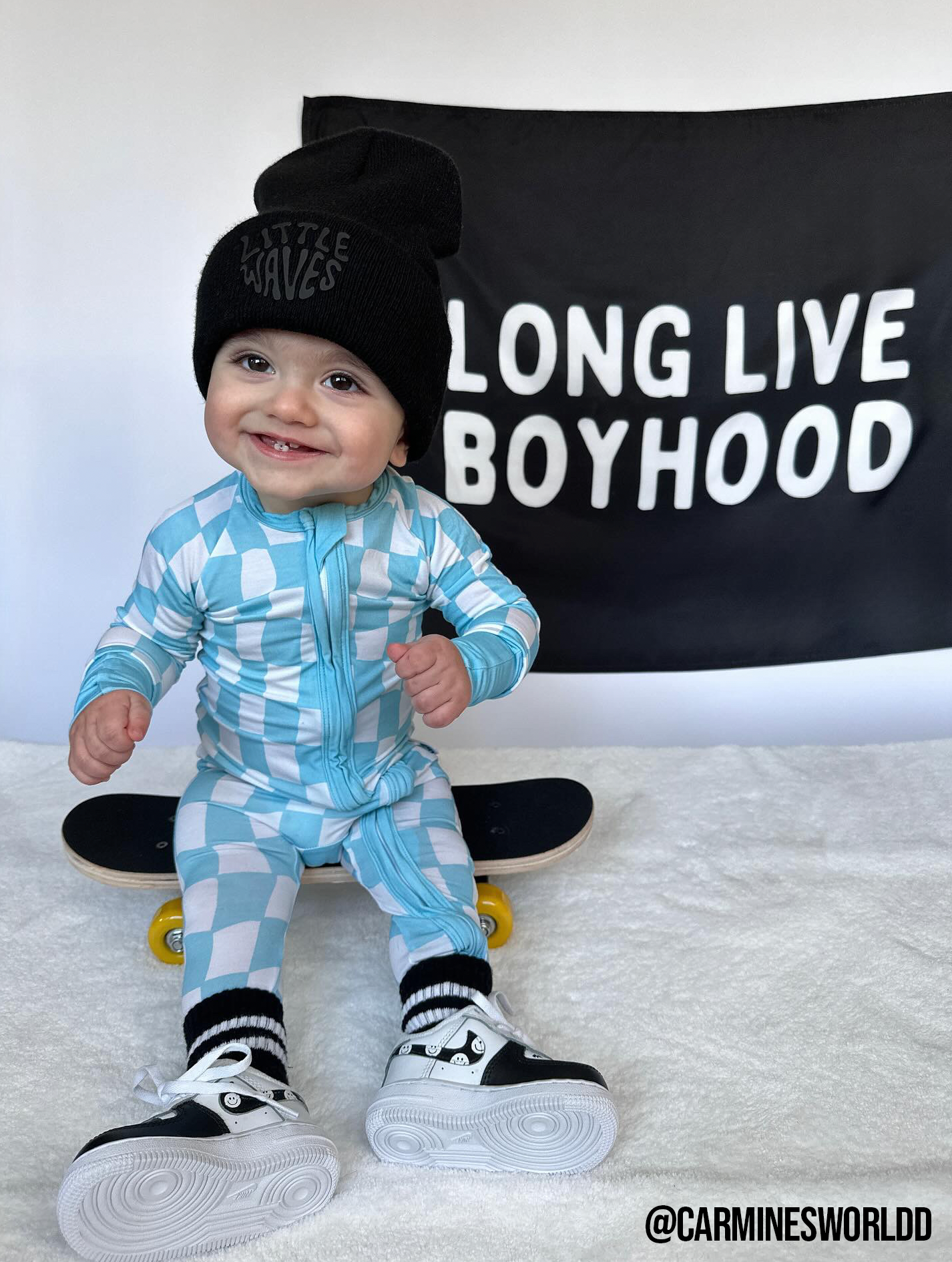 Long Live Boyhood Banner (Black)