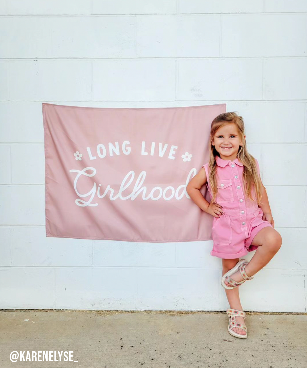 Long Live Girlhood Banner