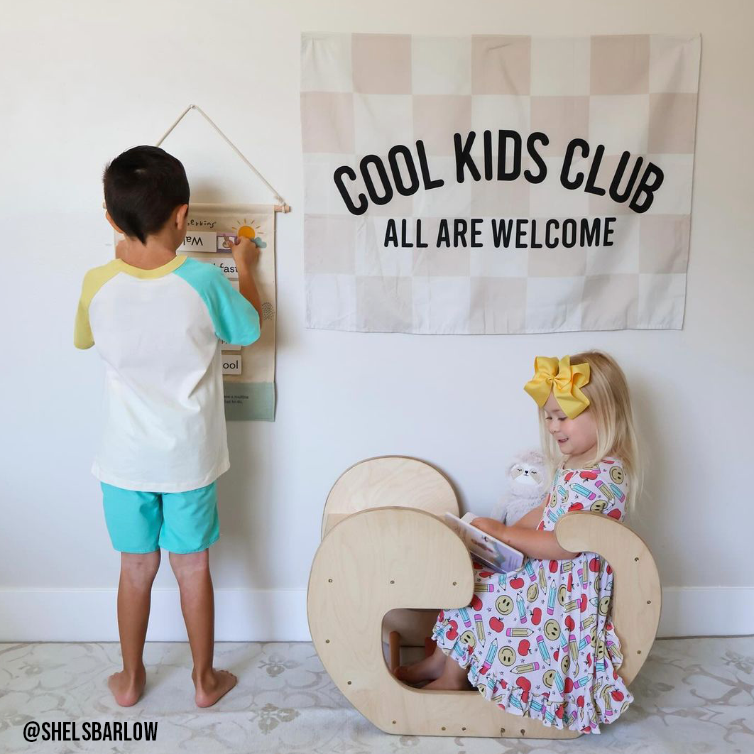 Bannière cool du club pour enfants