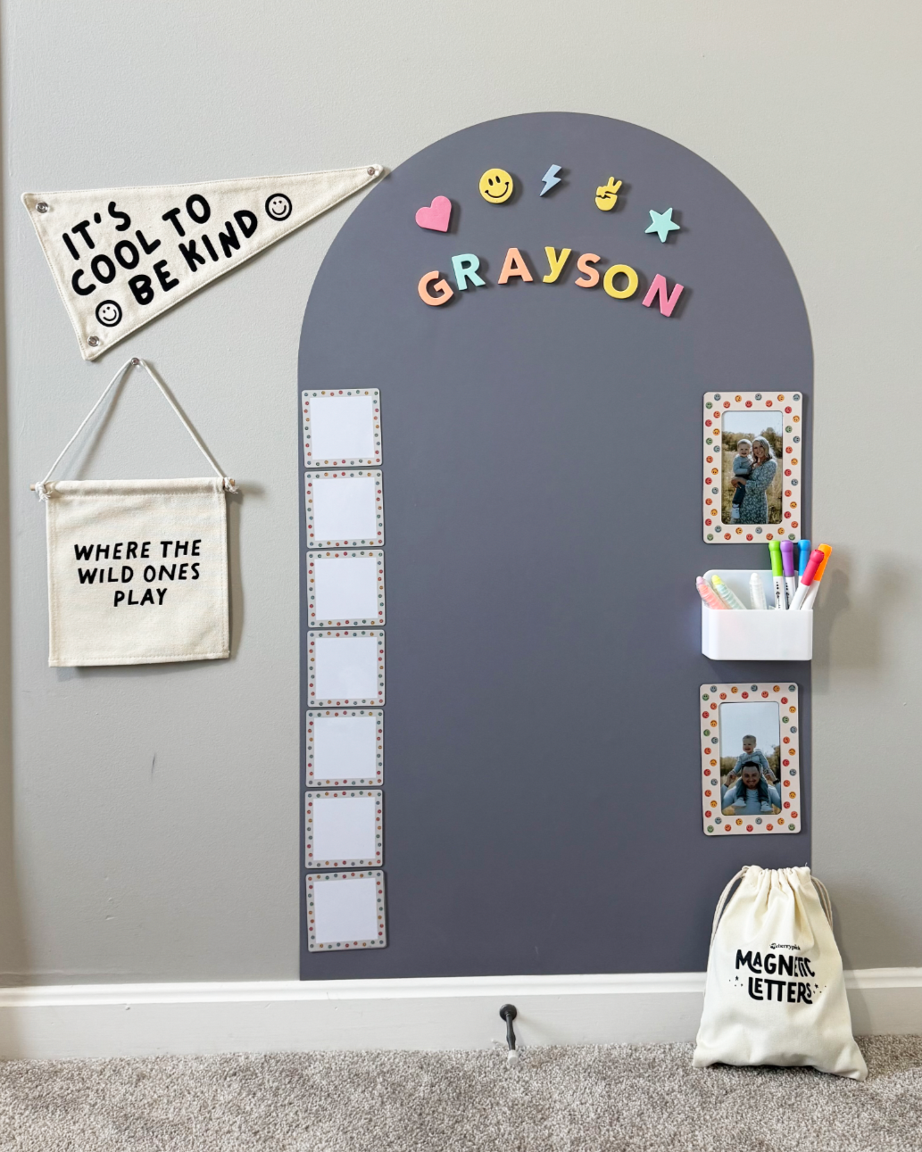Magnetic Sticky Notes (10pc Dry Erase Labels)