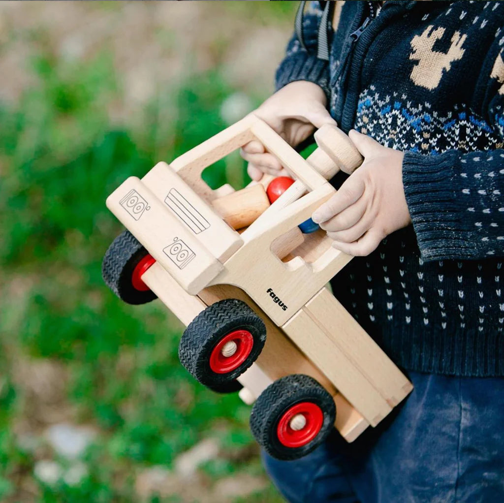 Fagus UNIMOG Truck - Wooden Play Vehicles from Germany