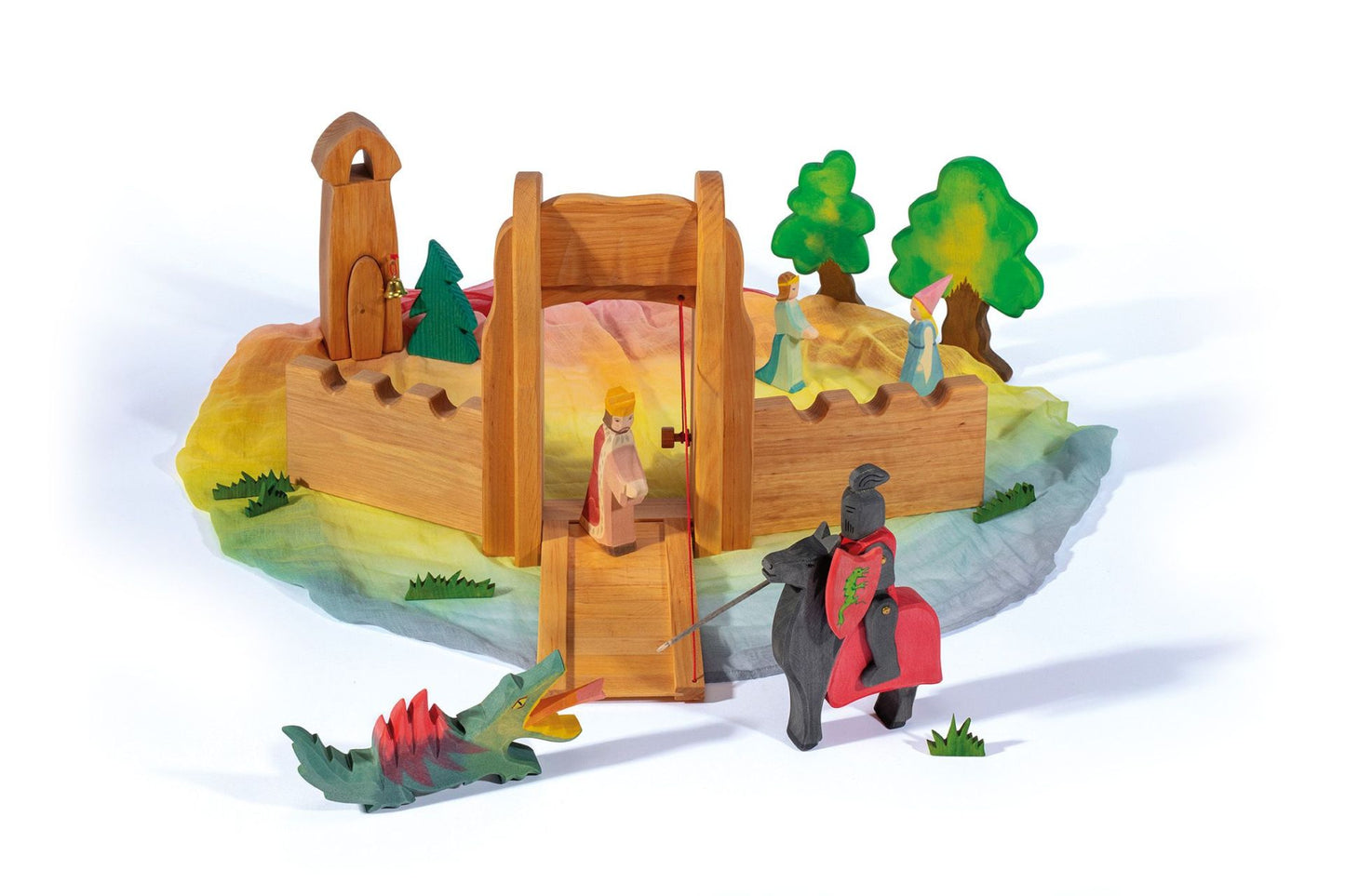 Low Castle Wall - Ostheimer Wooden Toys