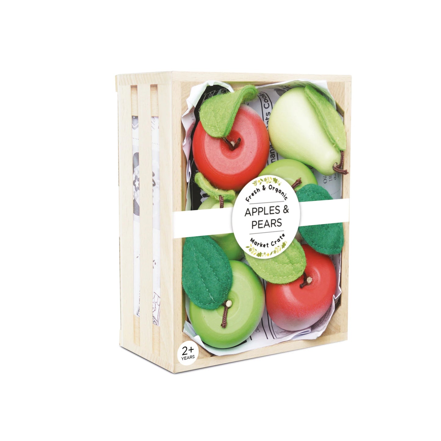 Orchard Fruits Wooden Market Crate - Wooden Toy Food by Le Toy Van