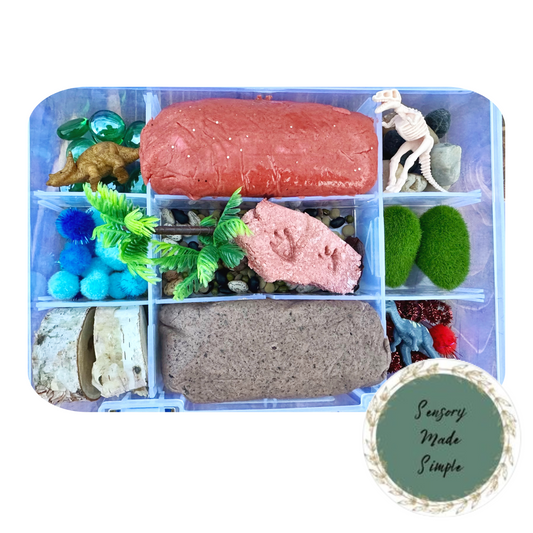 Dinosaur Play Dough Kit by Sensory Made Simple