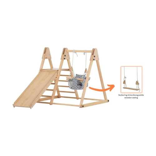 Genévrier - Ensemble de jeu pliable en bois véritable par Avenlur