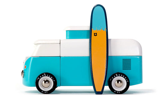 Candylab Toys Beach Bus Sunset - Croiseur de plage classique et vintage moderne