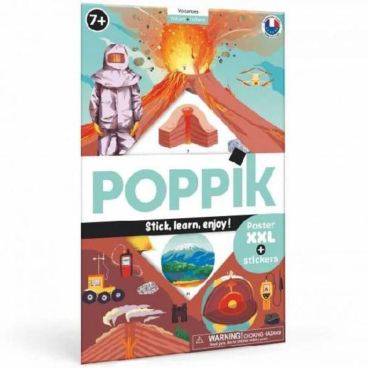 (DAMAGED BOX) Discovery Poster Volcanoes XXL - by POPPIK