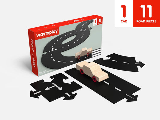 Waytoplay Flexible Roads - Ensemble d'autoroutes (16 pièces)