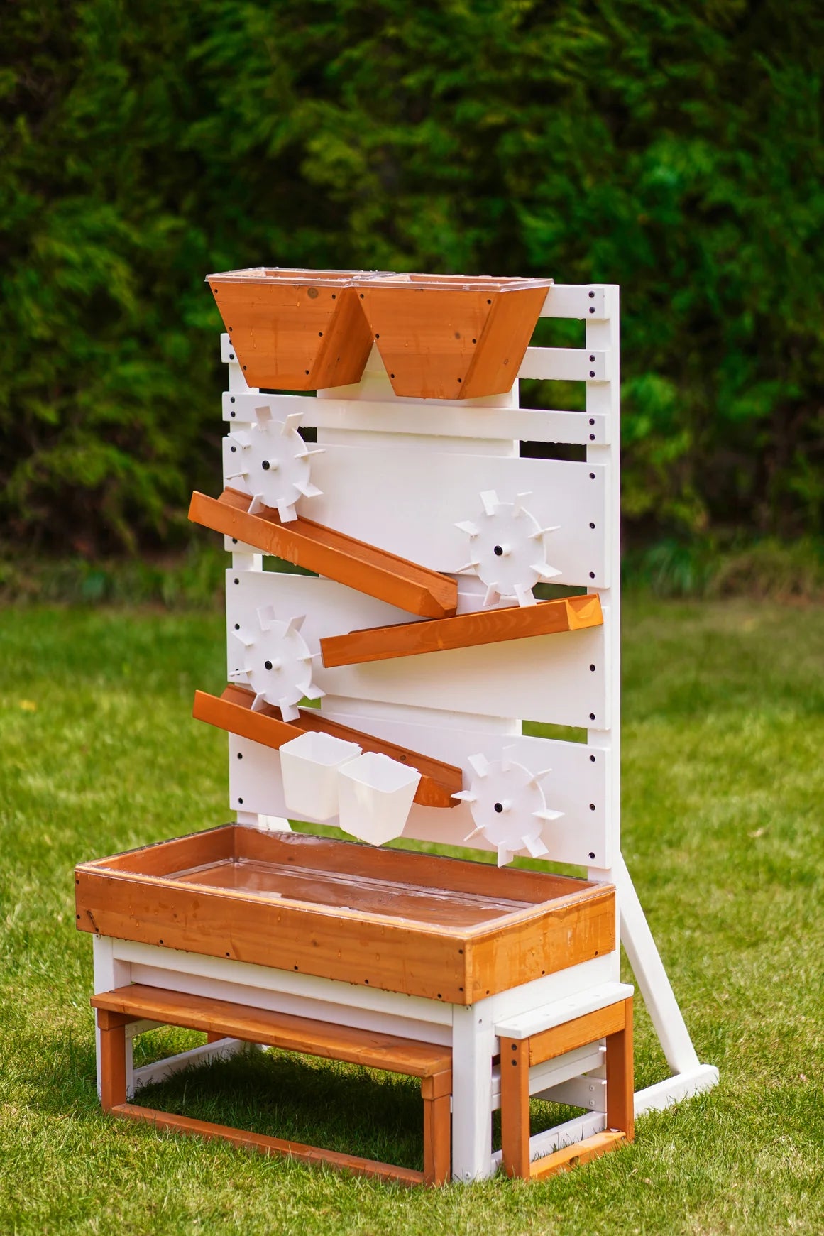 Large Outdoor Wooden Water Table For Kids, Toddlers by Avenlur