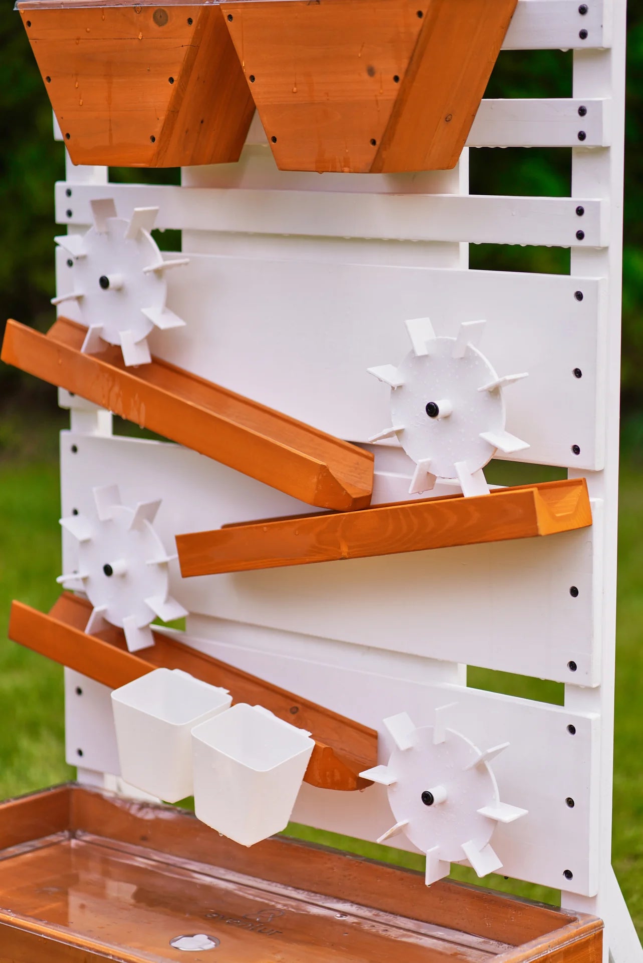 Large Outdoor Wooden Water Table For Kids, Toddlers by Avenlur