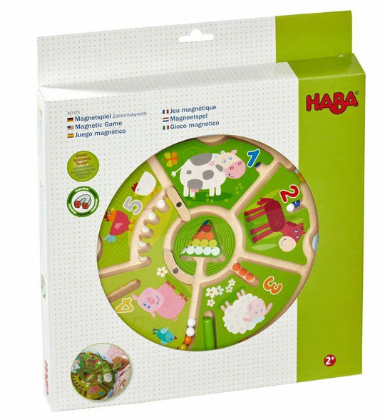 HABA Magnetic Game Number Maze - Wood Wood Toys Canada's Favourite Montessori Toy Store