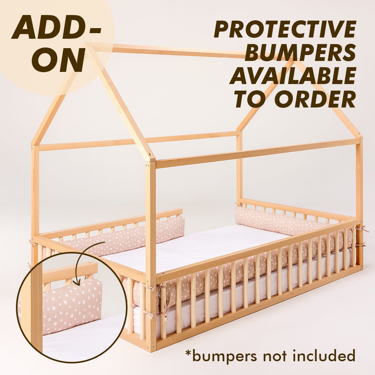 House Bed For Kids and Toddlers from 1 y.o. (US Twin-Size) + FREE GIFT