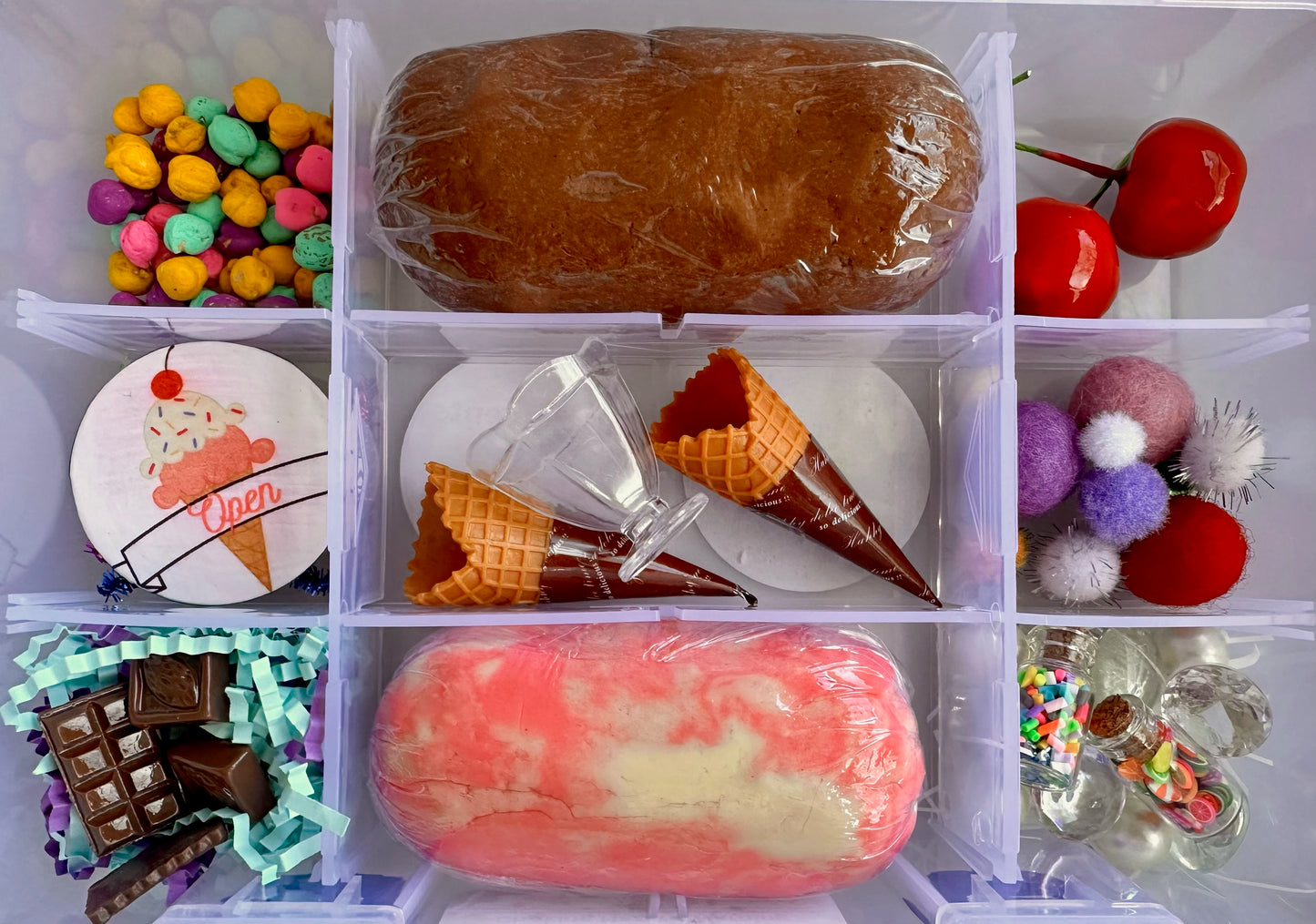 Ice Cream Shop Play Dough Kit by Sensory Made Simple