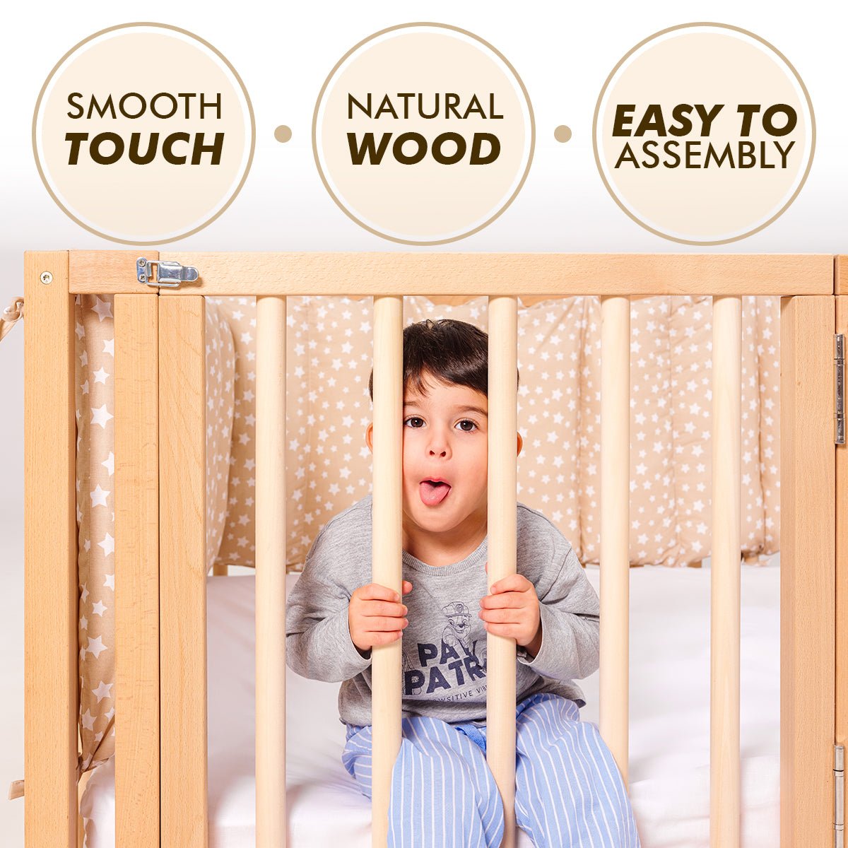 Montessori Bed For Kids and Toddlers from 6 month (US Full Size) + FREE GIFT