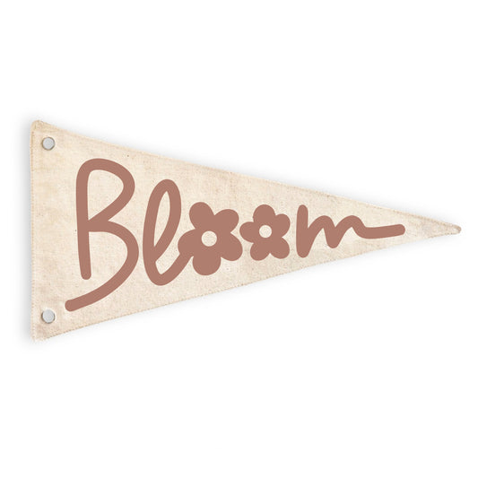 Bloom Canvas Pennant Flag