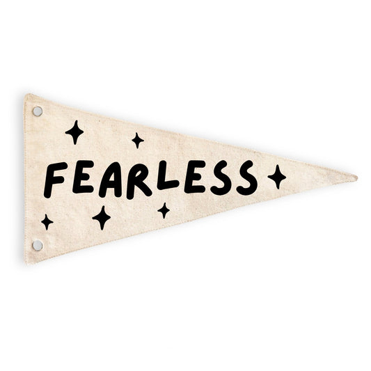 Fearless Canvas Pennant Flag