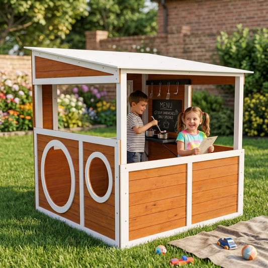 Saffron Outdoor Playhouse Kitchen & Café by Avenlur