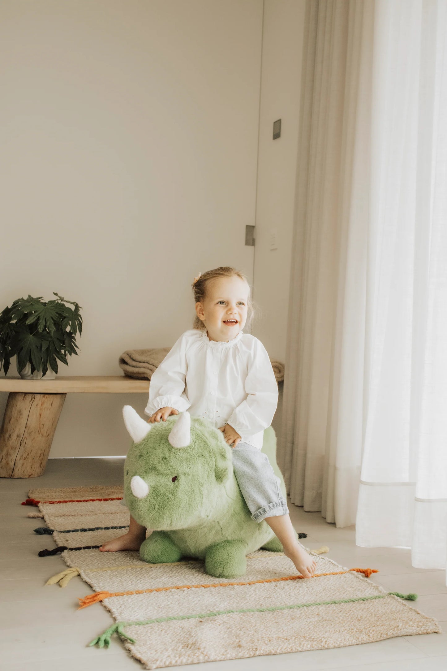 (DAMAGED BOX) Soft Bouncy Dino by Wild & Soft