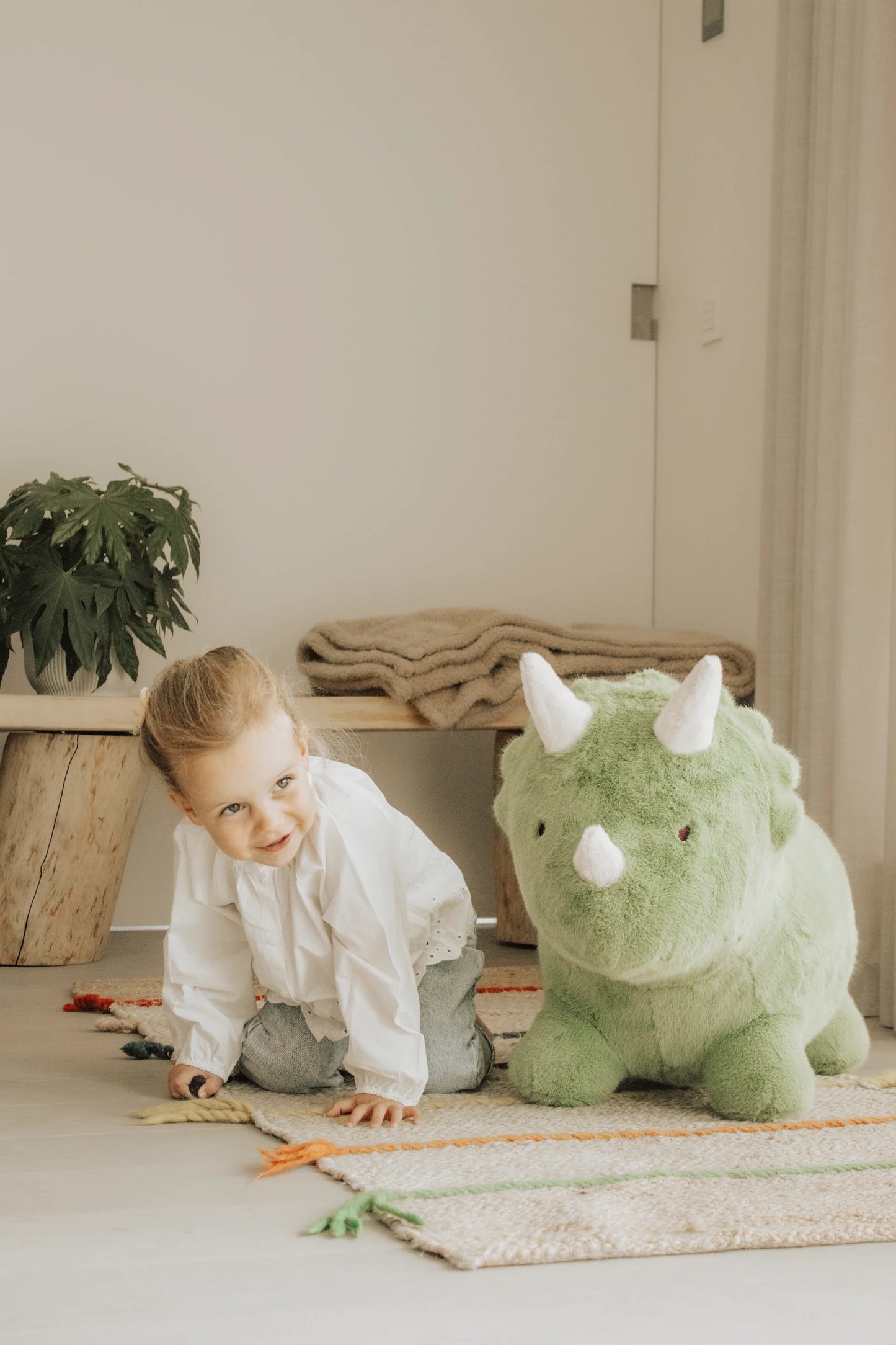 (DAMAGED BOX) Soft Bouncy Dino by Wild & Soft
