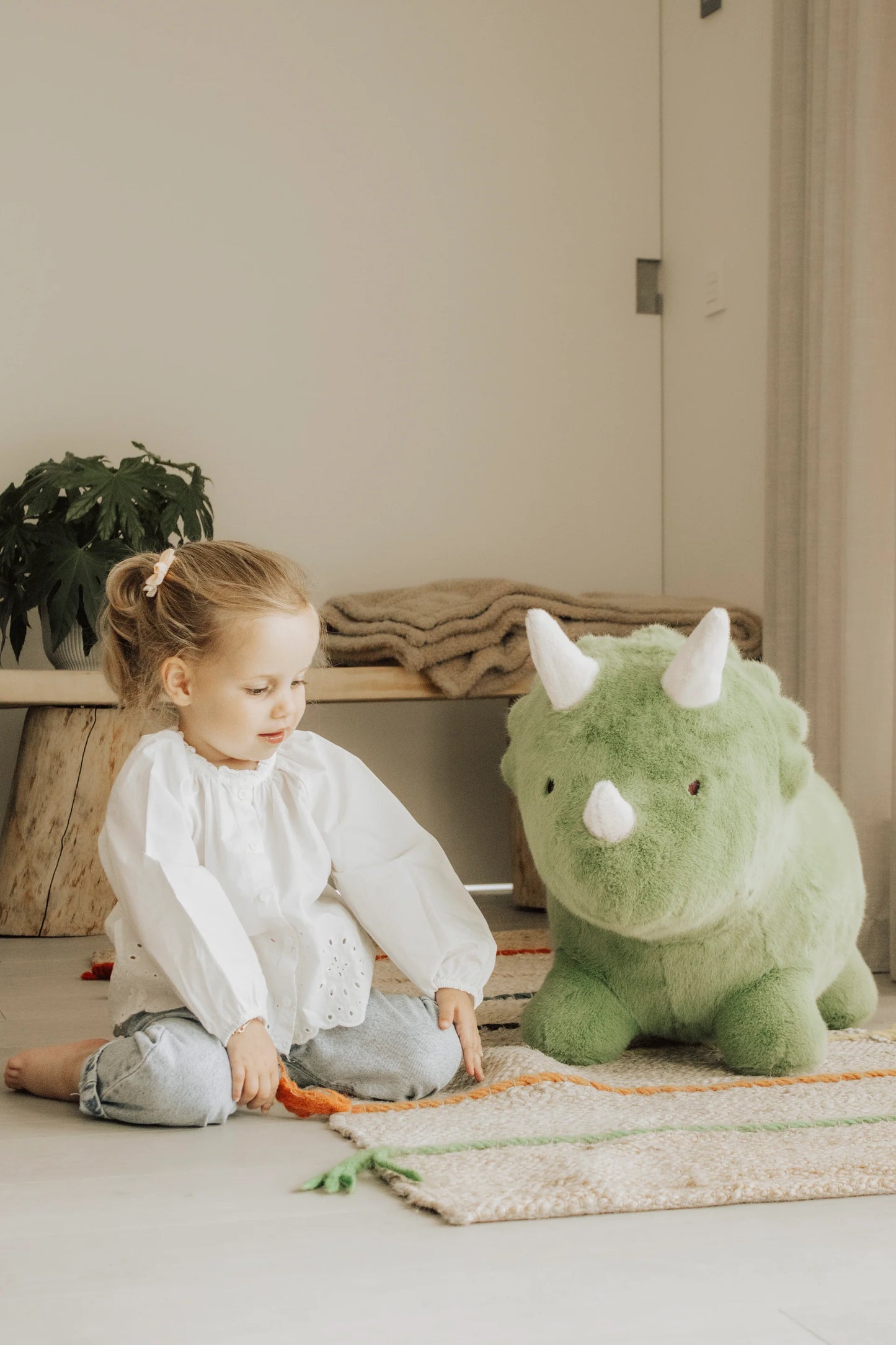 (DAMAGED BOX) Soft Bouncy Dino by Wild & Soft