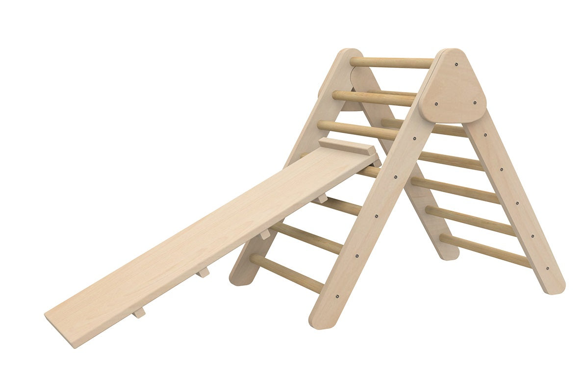 Olive- Pikler Triangle Ladder and Climber Slide - by Avenlur