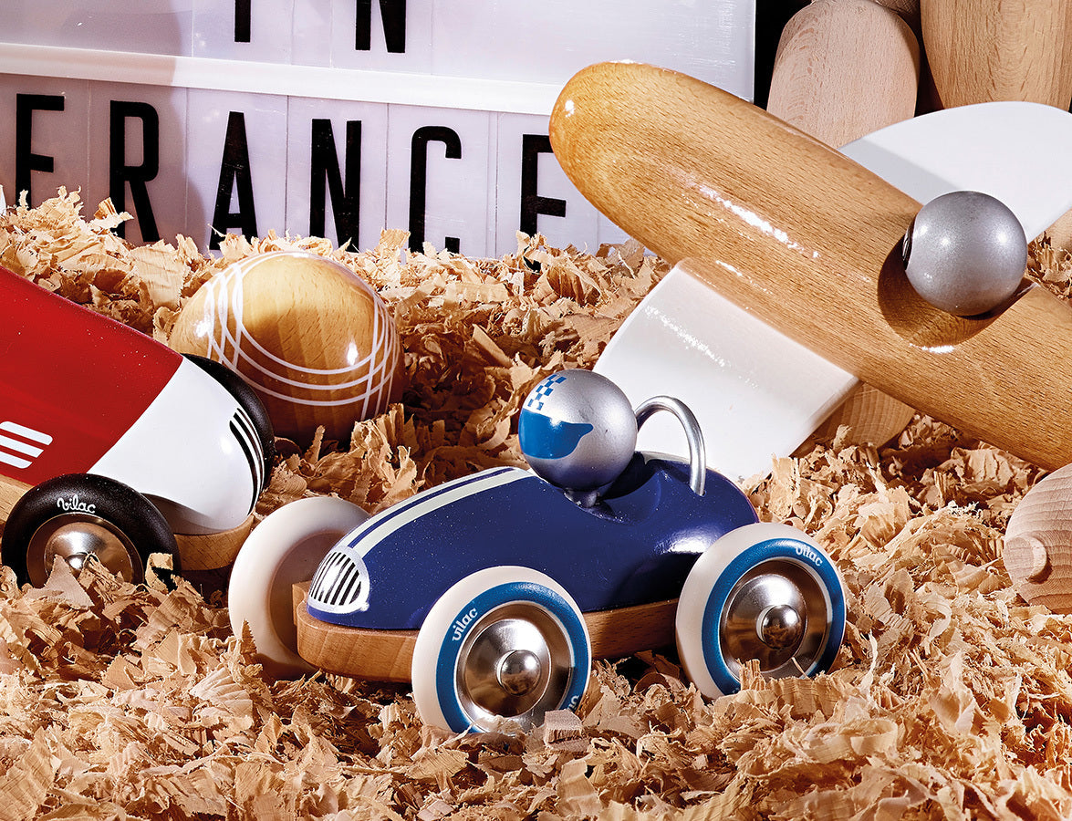 (DAMAGED BOX) Vintage Roadster (Blue) - Vilac