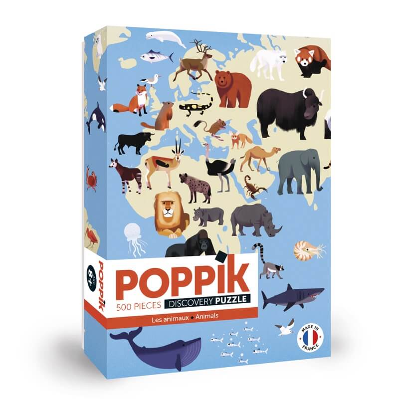 (DAMAGED BOX) Discovery Animals Puzzle (500 pcs) - by POPPIK