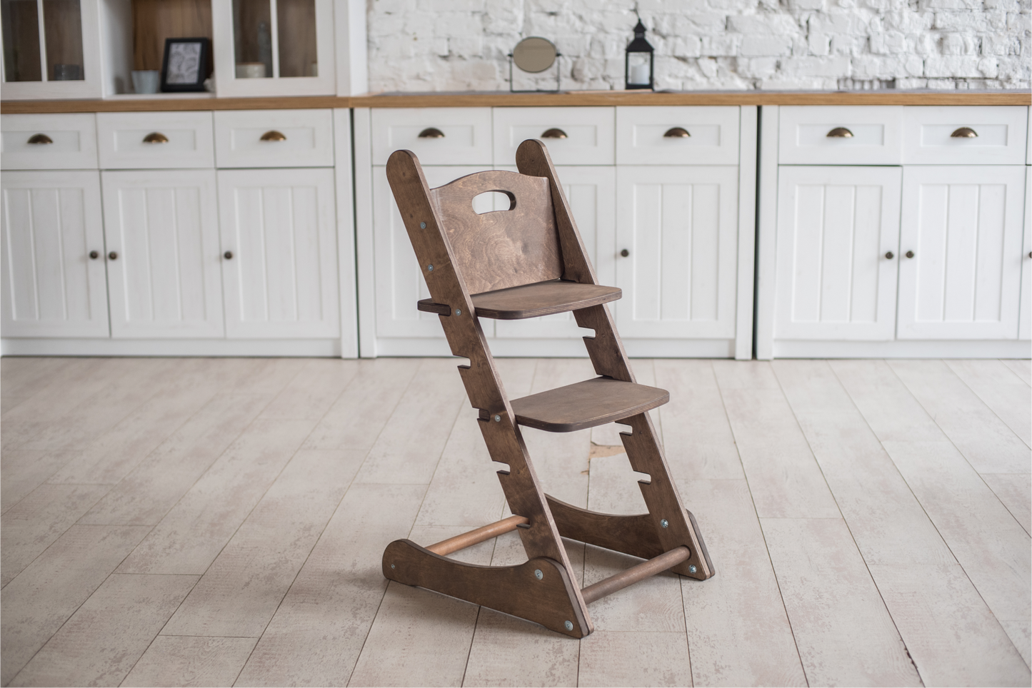 Growing Chair for Babies – Kitchen Helper Tower - Chocolate