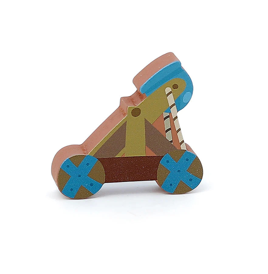 (OPEN BOX) My wooden stories Castle Figurines by Vilac