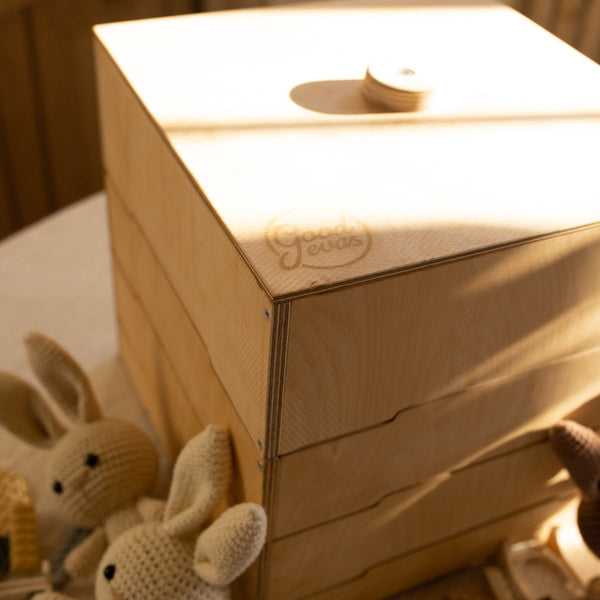 Trieur De Briques En Bois - 4 Plateaux, 3 Tailles, Pour Organiser Les Lego - 3