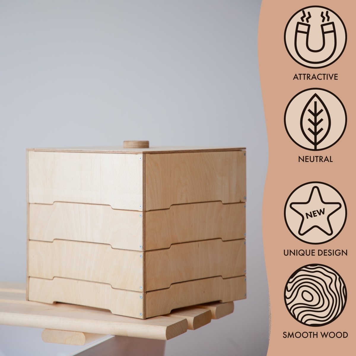 Wooden storage/sorter for LEGO Blocks