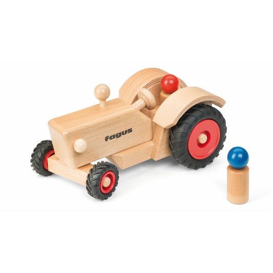 Fagus Classic Tractor - Wooden Play Vehicles from Germany