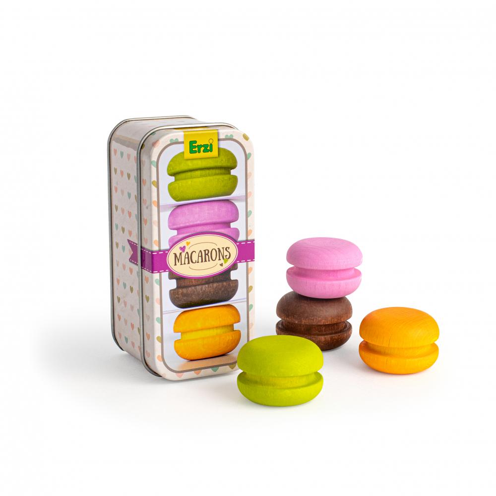 Erzi Macarons in a Tin - Play Food Made in Germany