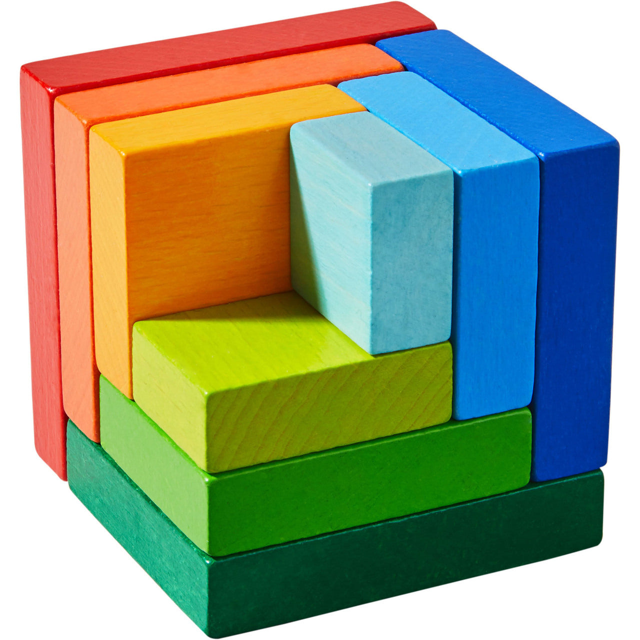 HABA 3D Rainbow Cube Arranging Game
